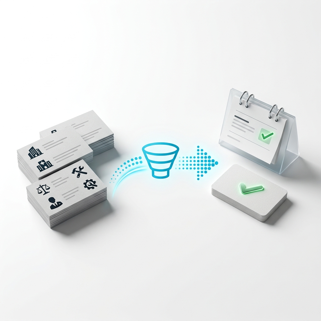 Fichier de leads B2B transformes en rendez-vous qualifies