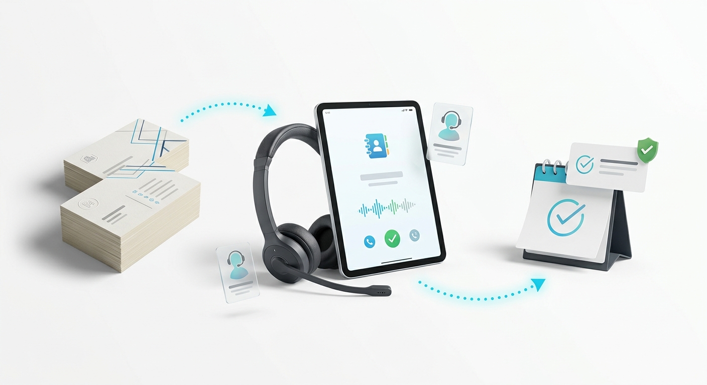 Fichier contacts B2B, casque telephonique appels et rendez-vous qualifies obtenus