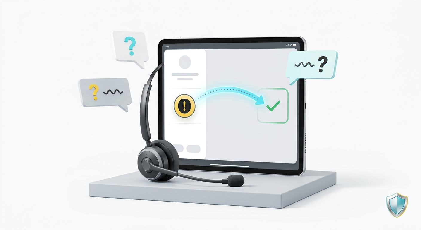 Interface appel commercial, objections traitees et validation coche resultat
