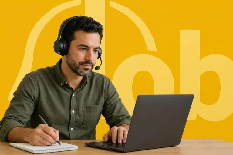 Écran affichant des missions de téléprospection à candidater sur la place de marché