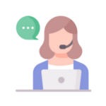 Icône de personne travaillant à domicile pour les freelances.